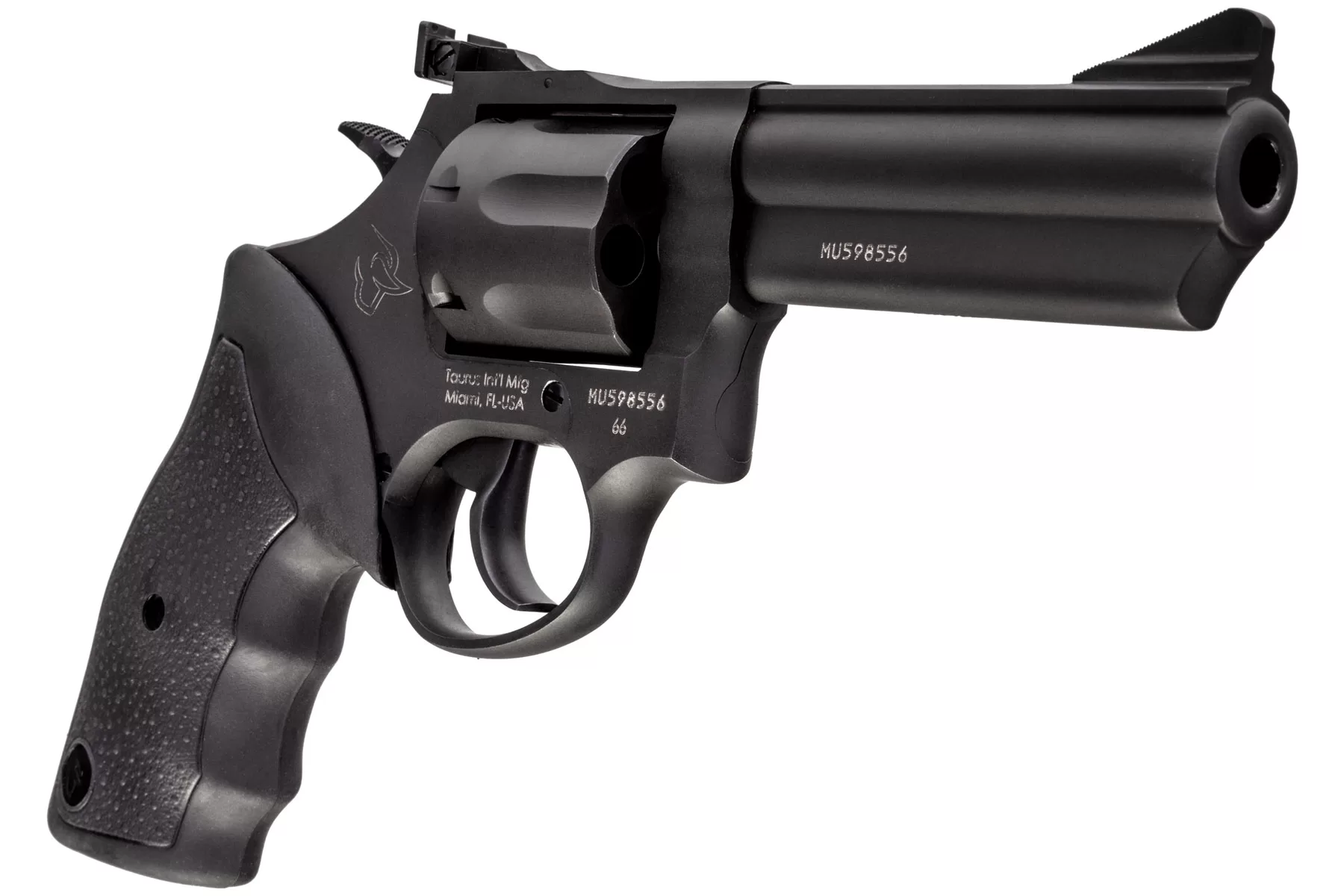 Taurus 66 357 Magnum Revolver, 7-Shot, 4" — right quarter view