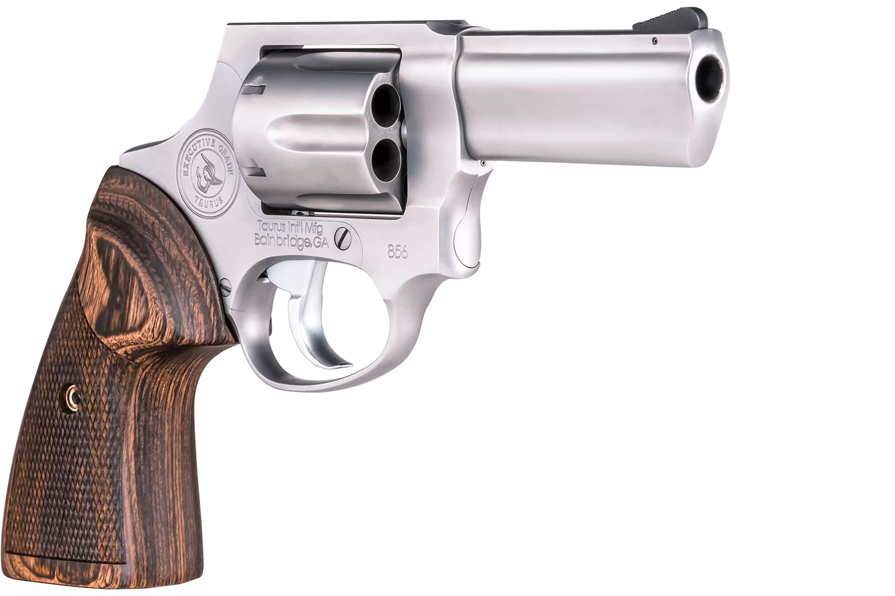 Taurus 856 Executive Grade 38 Special +P, 3" — right quarter view