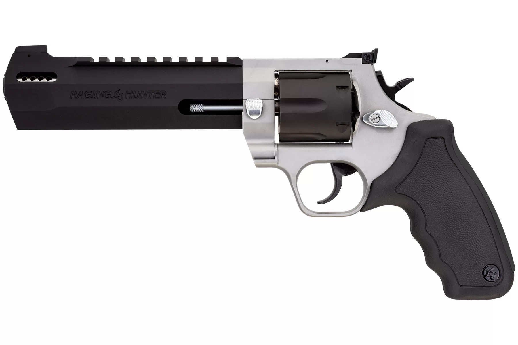 Taurus Raging Hunter 44 Magnum Revolver, Two-Tone, 6.75" — left side view