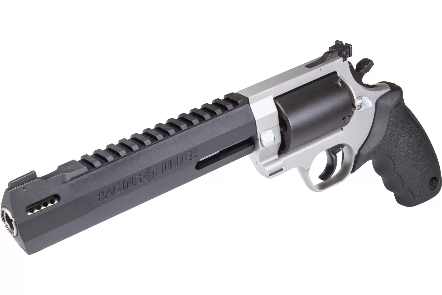 Taurus Raging Hunter 500 S&W Magnum, Two-Tone, 8.37" — right quarter view