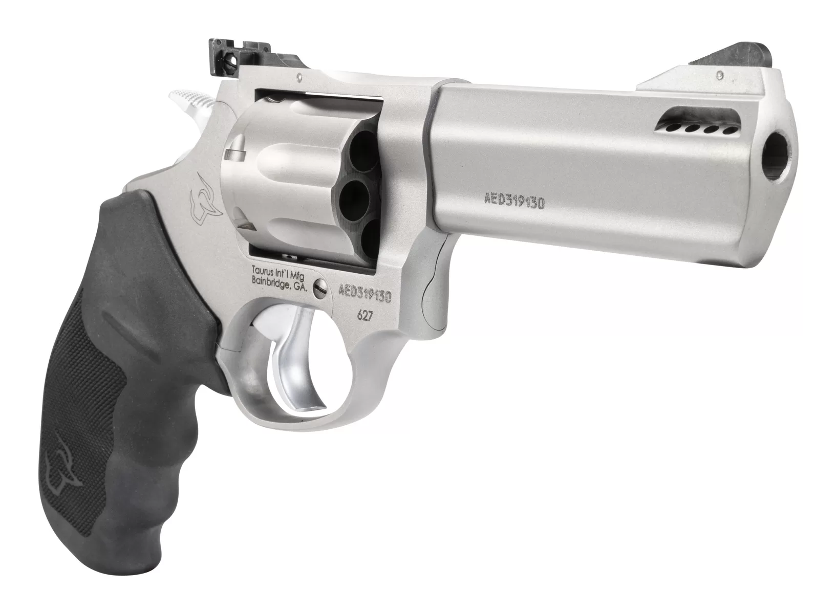 Taurus Tracker 627 357 Magnum Revolver, Stainless, 4" — left side view
