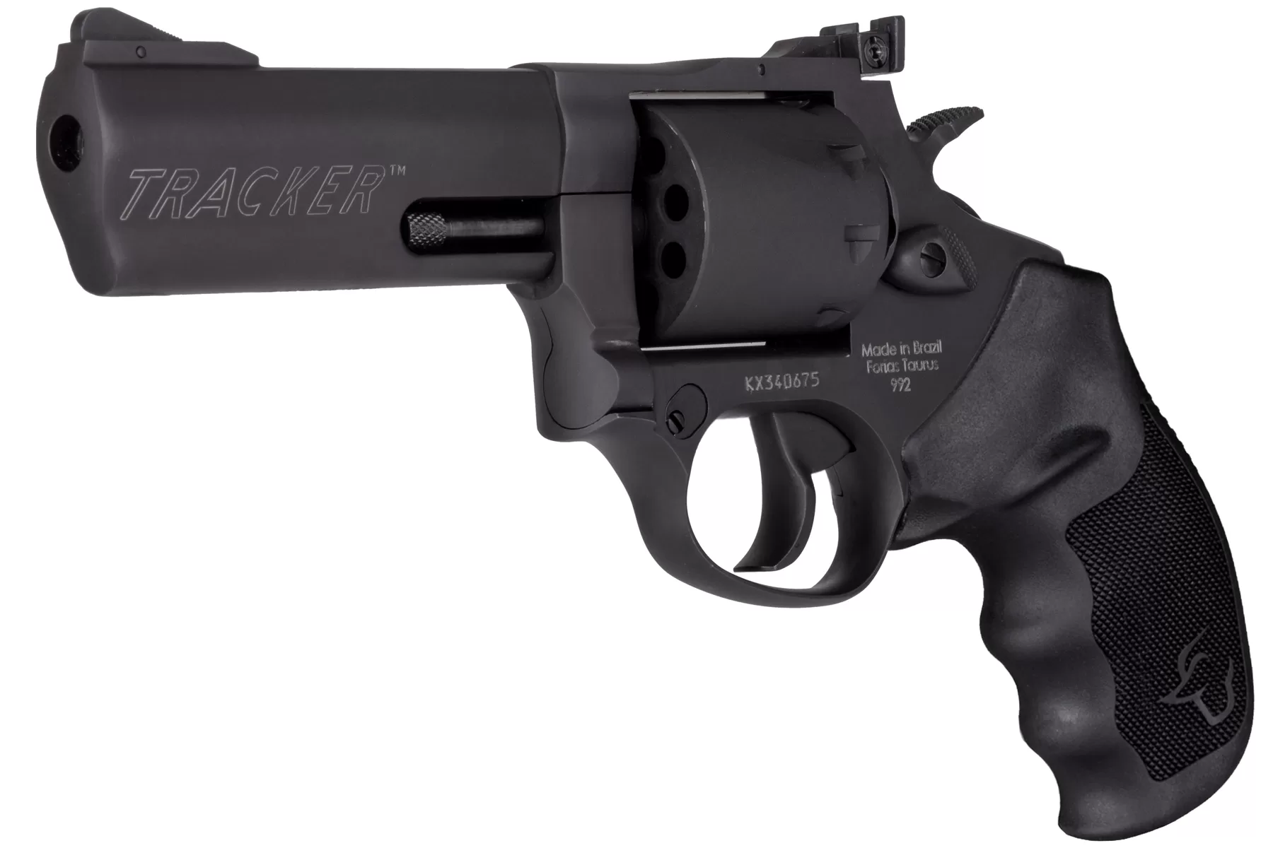 Taurus Tracker 992 22 LR / 22 WMR Convertible Revolver, 4" — left quarter view